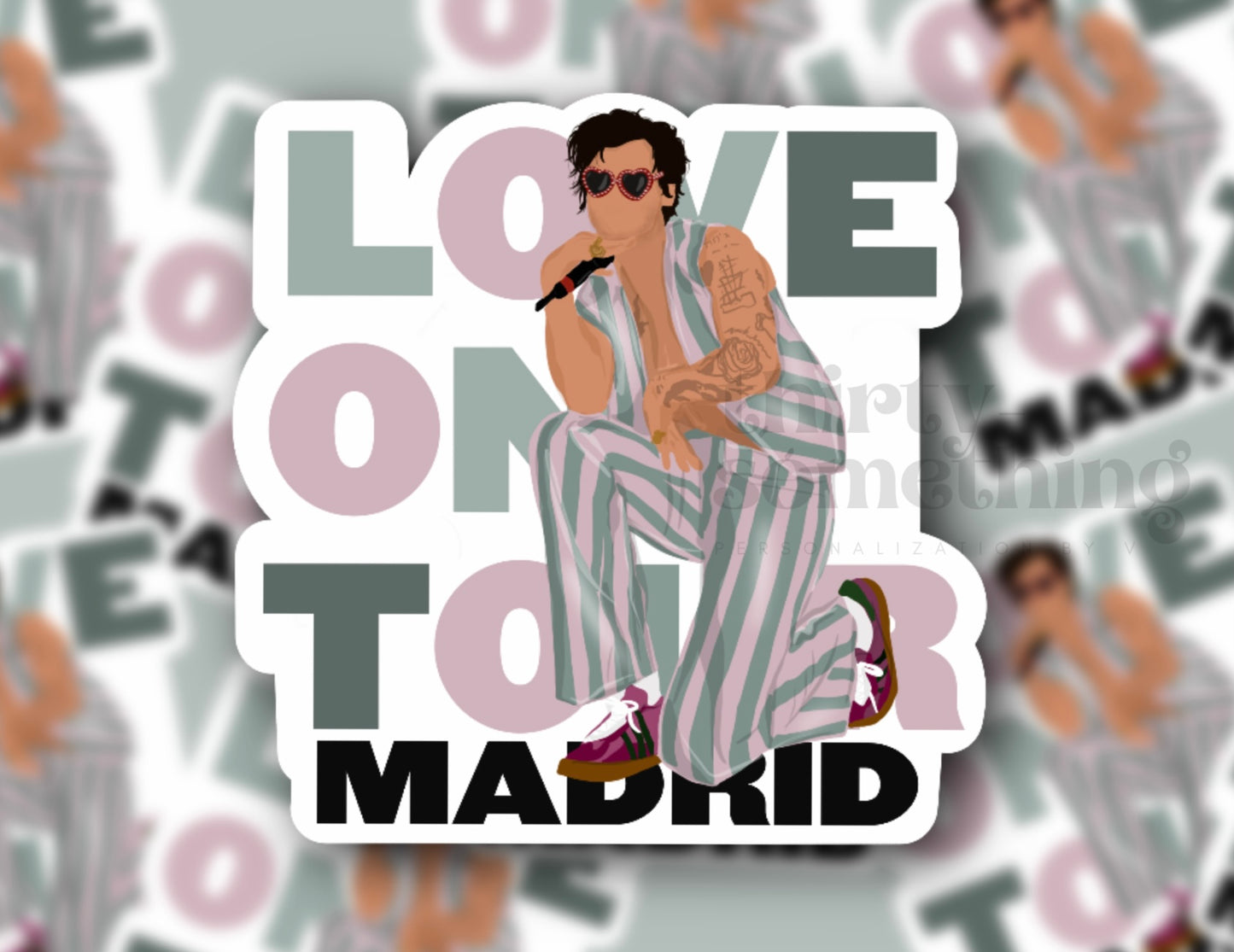 HSLOT23 MADRID GLOSSY VINYL STICKER