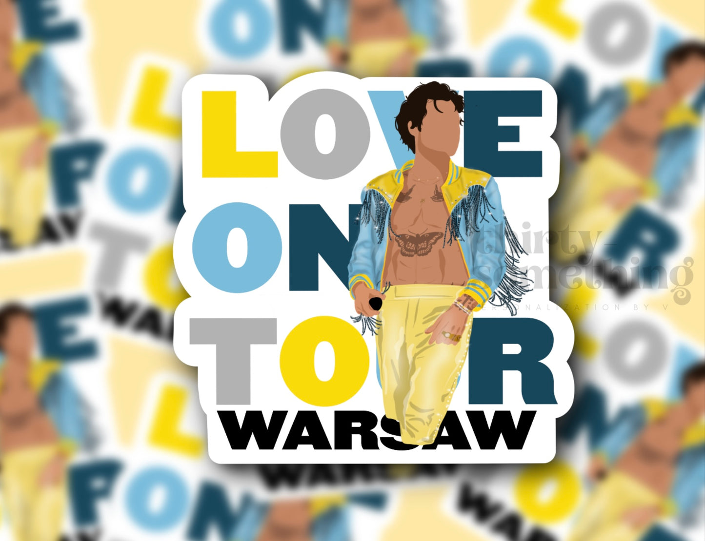 HSLOT23 WARSAW GLOSSY VINYL STICKER