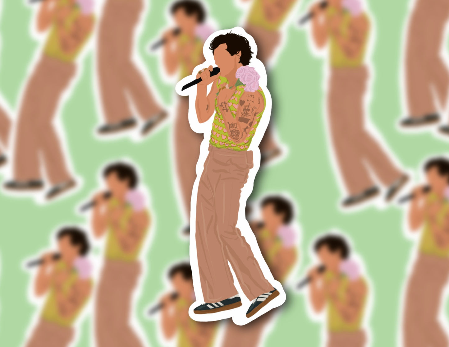 HSLOT23 SANTIAGO GLOSSY VINYL STICKER