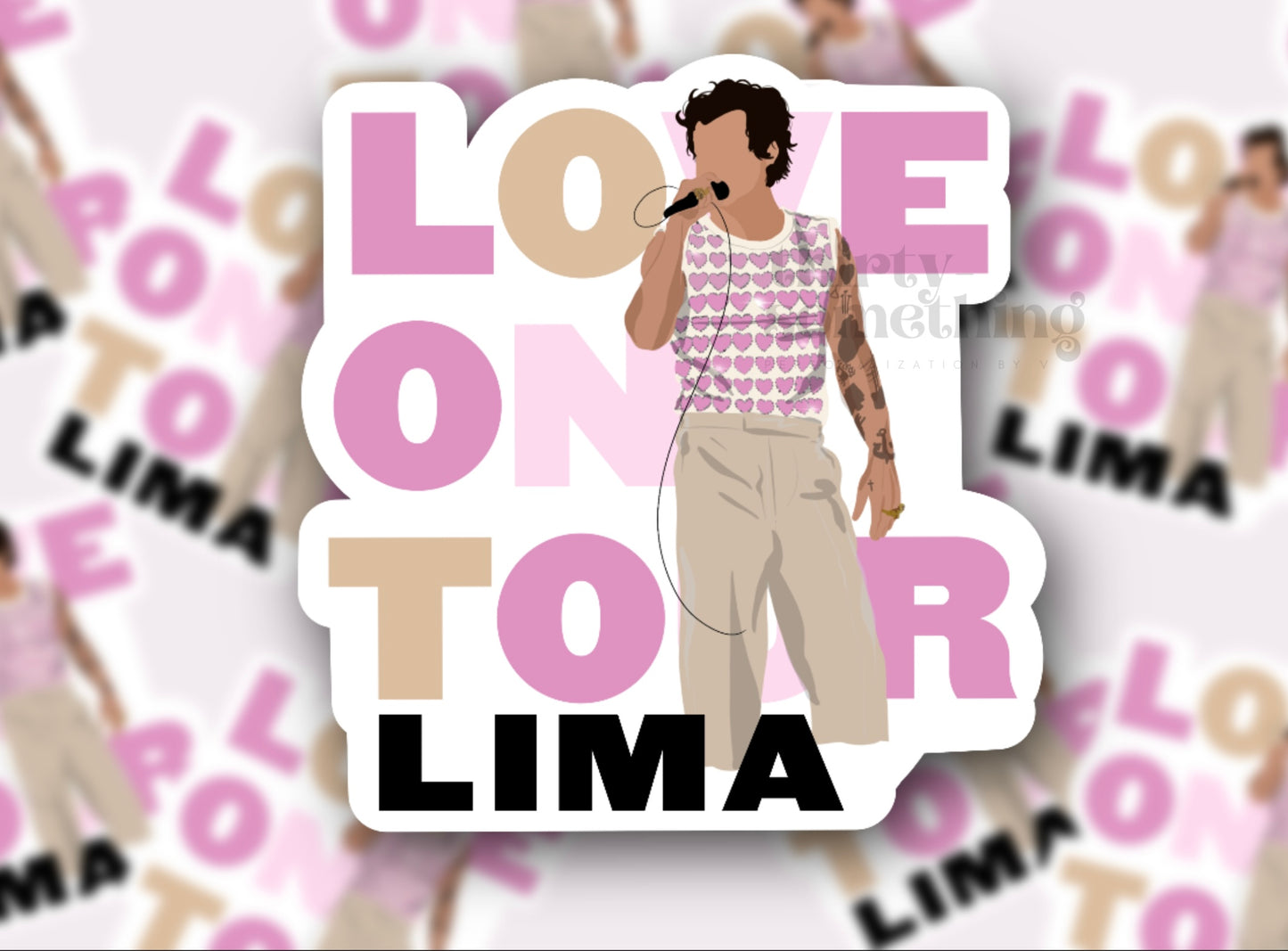 HSLOT23 LIMA GLOSSY VINYL STICKER