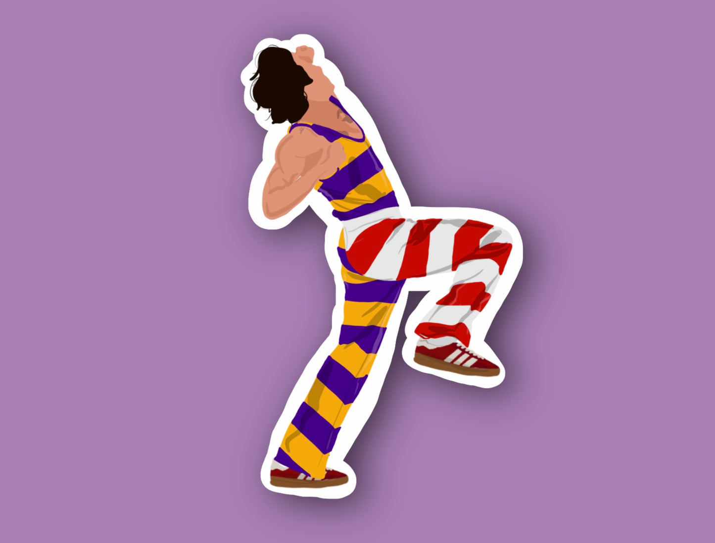 HSLOT22 LOS ANGELES N10 GLOSSY VINYL STICKER