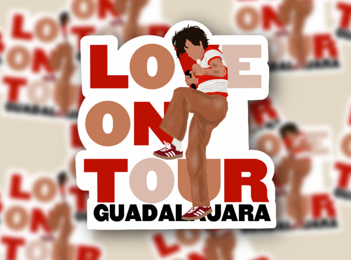 HSLOT22 GUADALAJARA GLOSSY VINYL STICKER