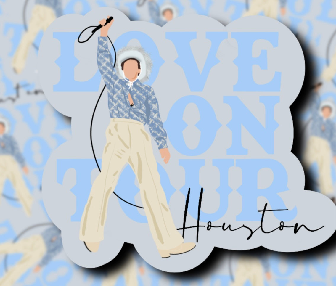 Love on Tour 2021 Outfit Glossy Vinyl Stickers