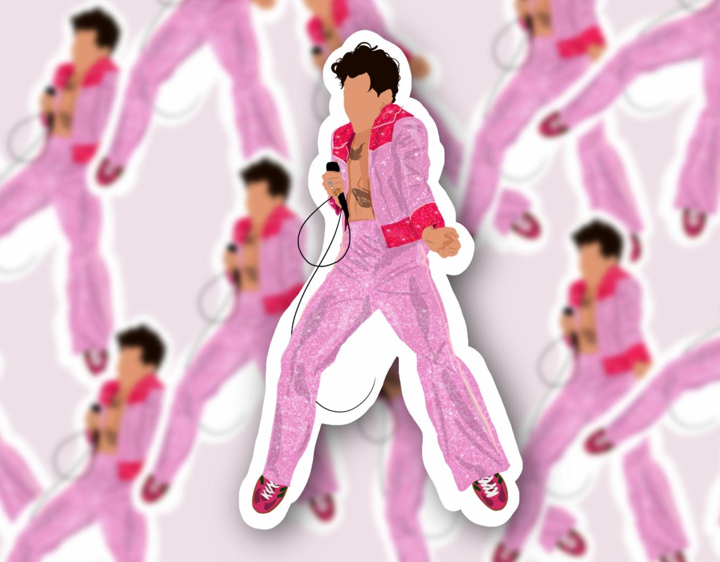 HSLOT23 PALM SPRINGS N2 GLOSSY VINYL STICKER