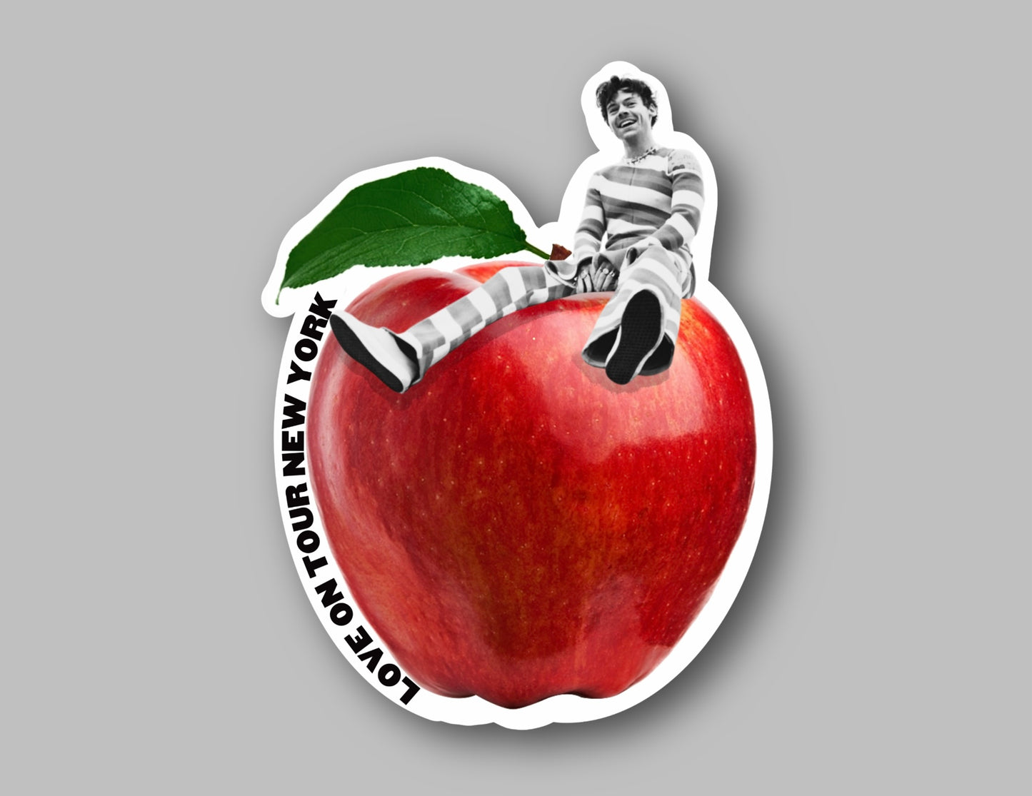 HSLOT BIG APPLE GLOSSY VINYL STICKER
