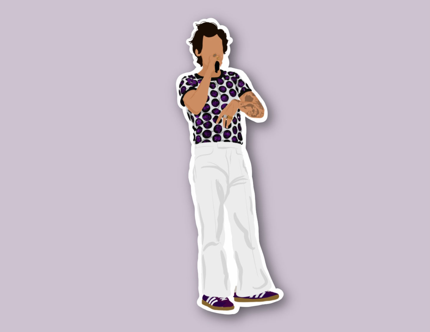 HSLOT22 LOS ANGELES N5 GLOSSY VINYL STICKER