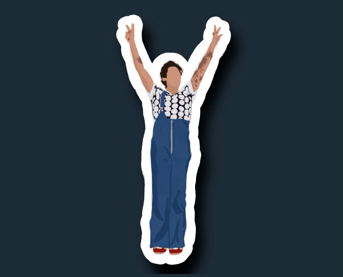 HSLOT22 MANCHESTER N2 Glossy Vinyl Sticker