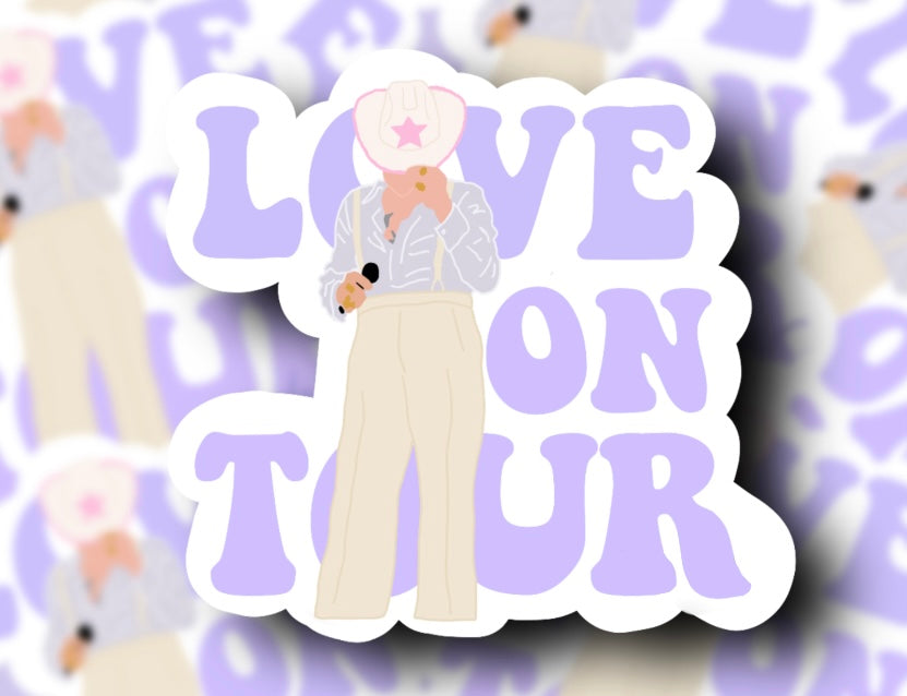 Love on Tour 2021 Outfit Glossy Vinyl Stickers