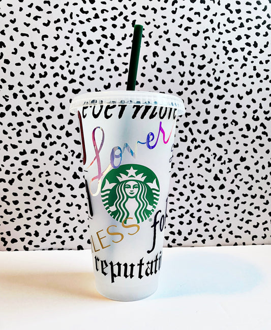 Taylor Eras Starbucks Reusable 24oz Cold Cup