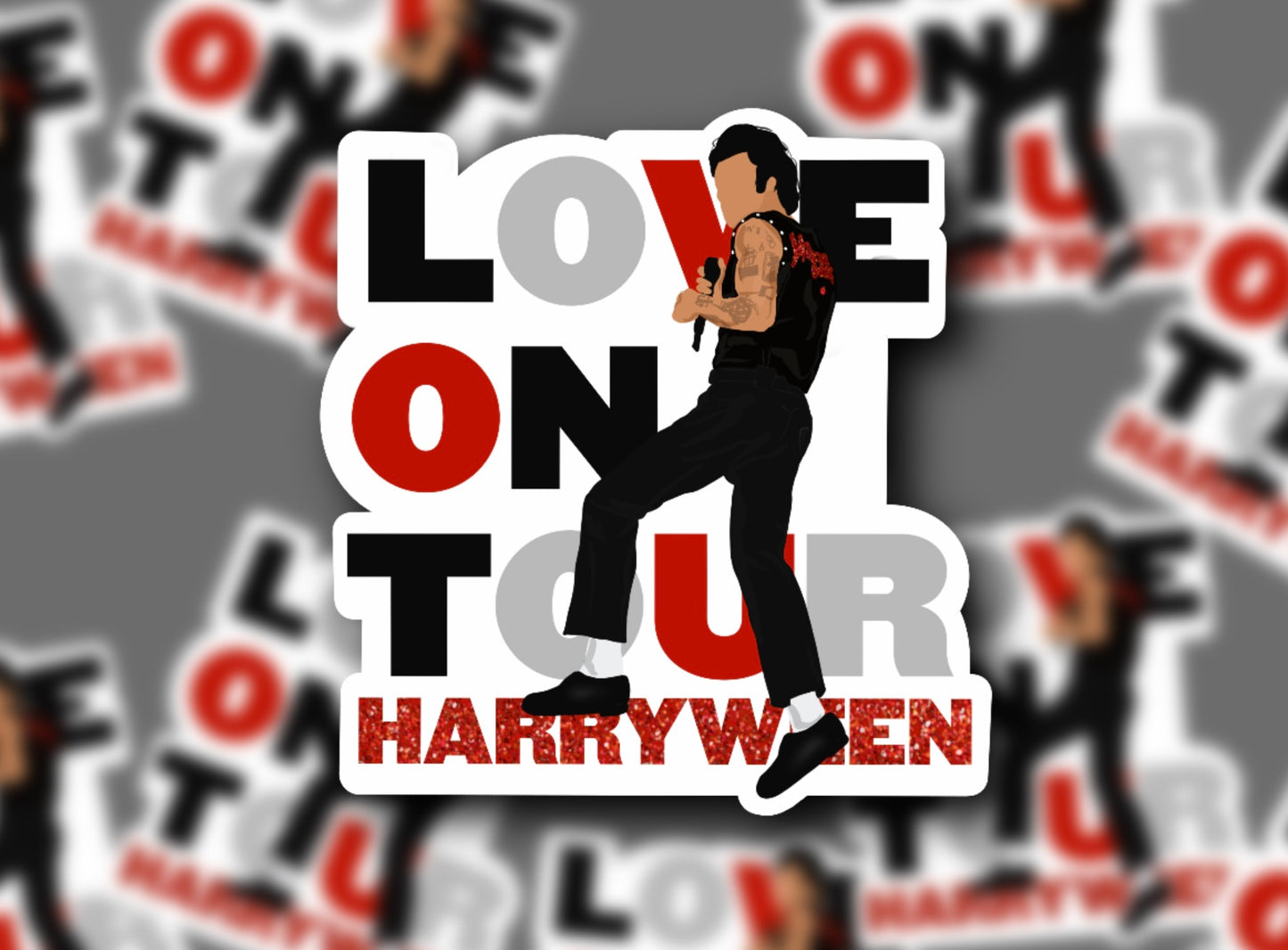 HSLOT22 HARRYWEEN 22 LOS ANGELES N6 GLOSSY VINYL STICKER