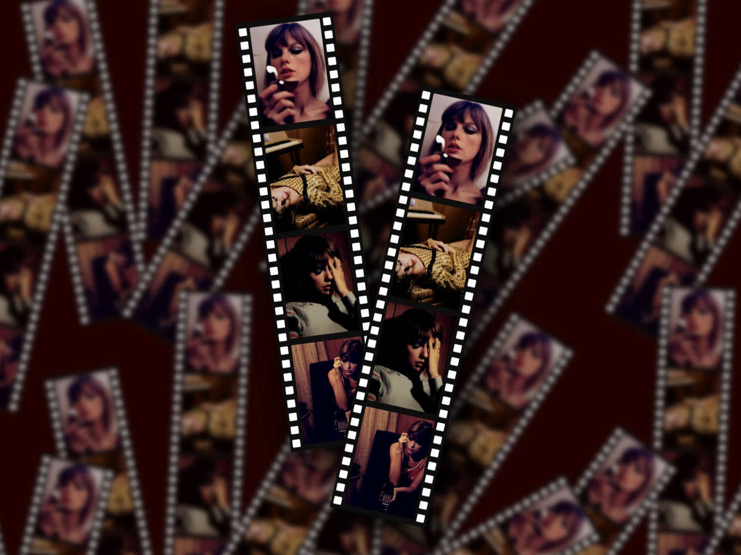 MIDNIGHTS ALBUM COVERS PHOTO STRIP GLOSSY VINYL STICKER