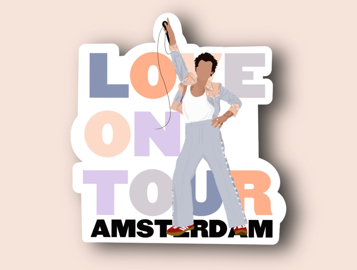 HLSOT22 AMSTERDAM GLOSSY VINYL STICKER