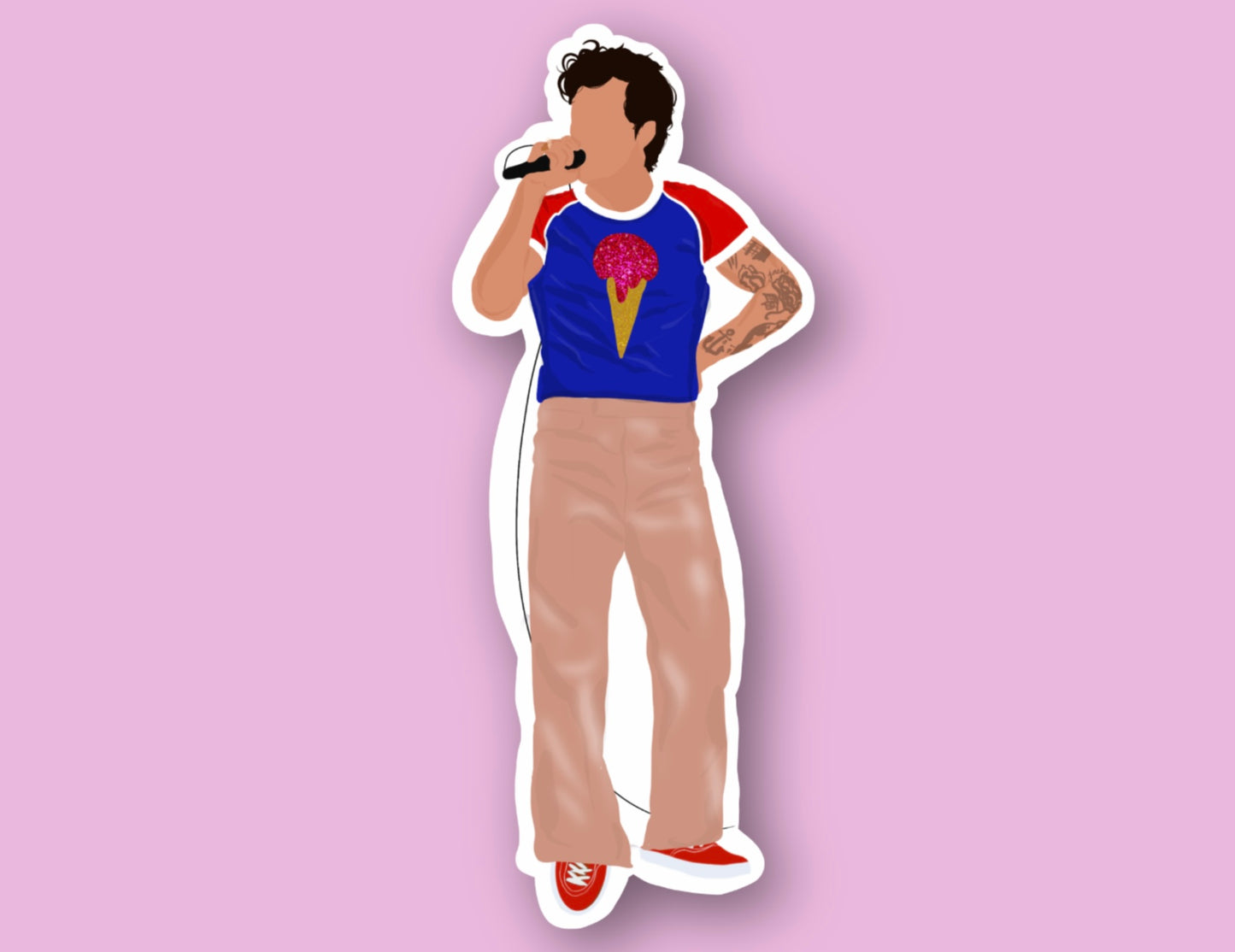 HSLOT22 LOS ANGELES N2 GLOSSY VINYL STICKER