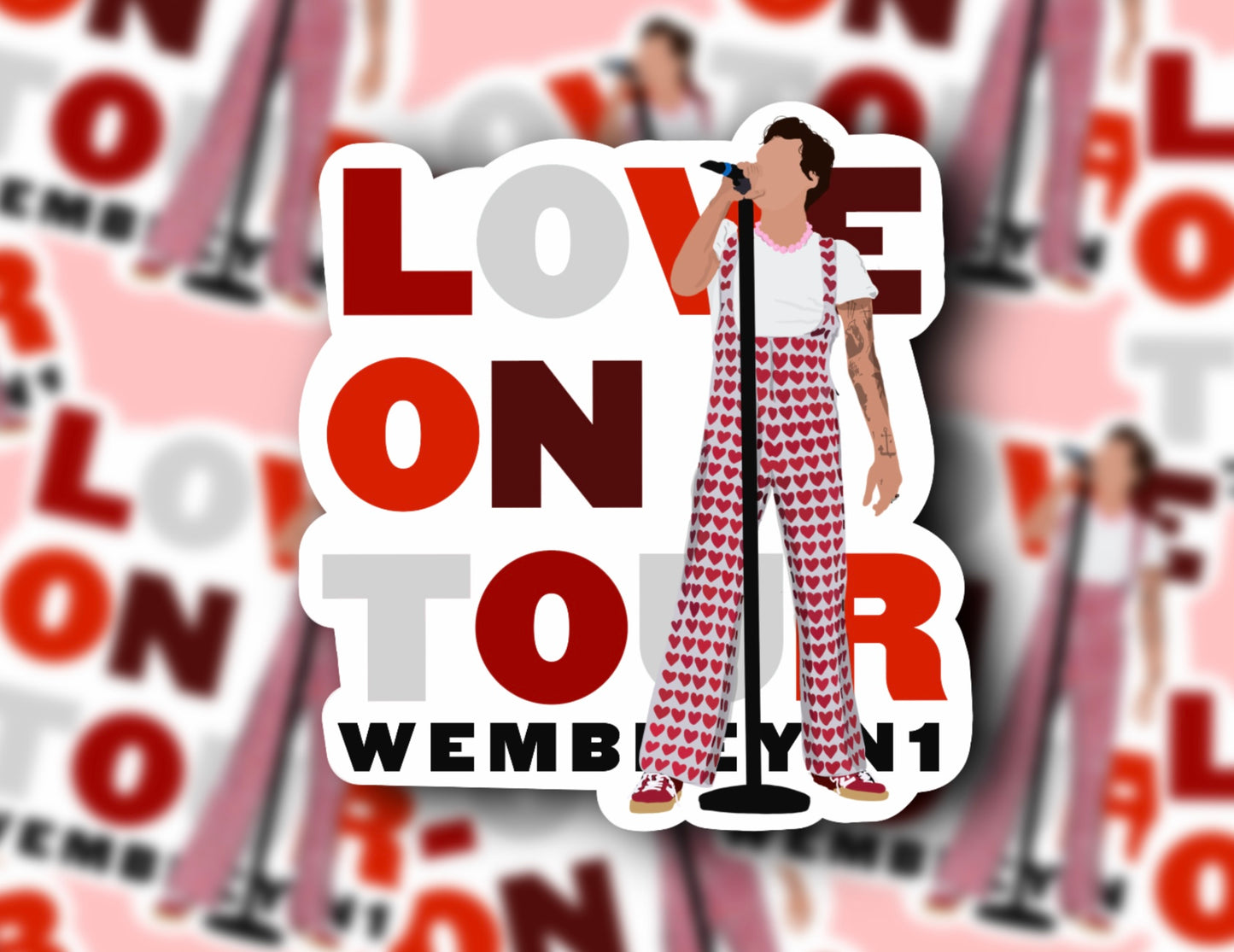 HSLOT22 WEMBLEY N1 Glossy Vinyl Sticker