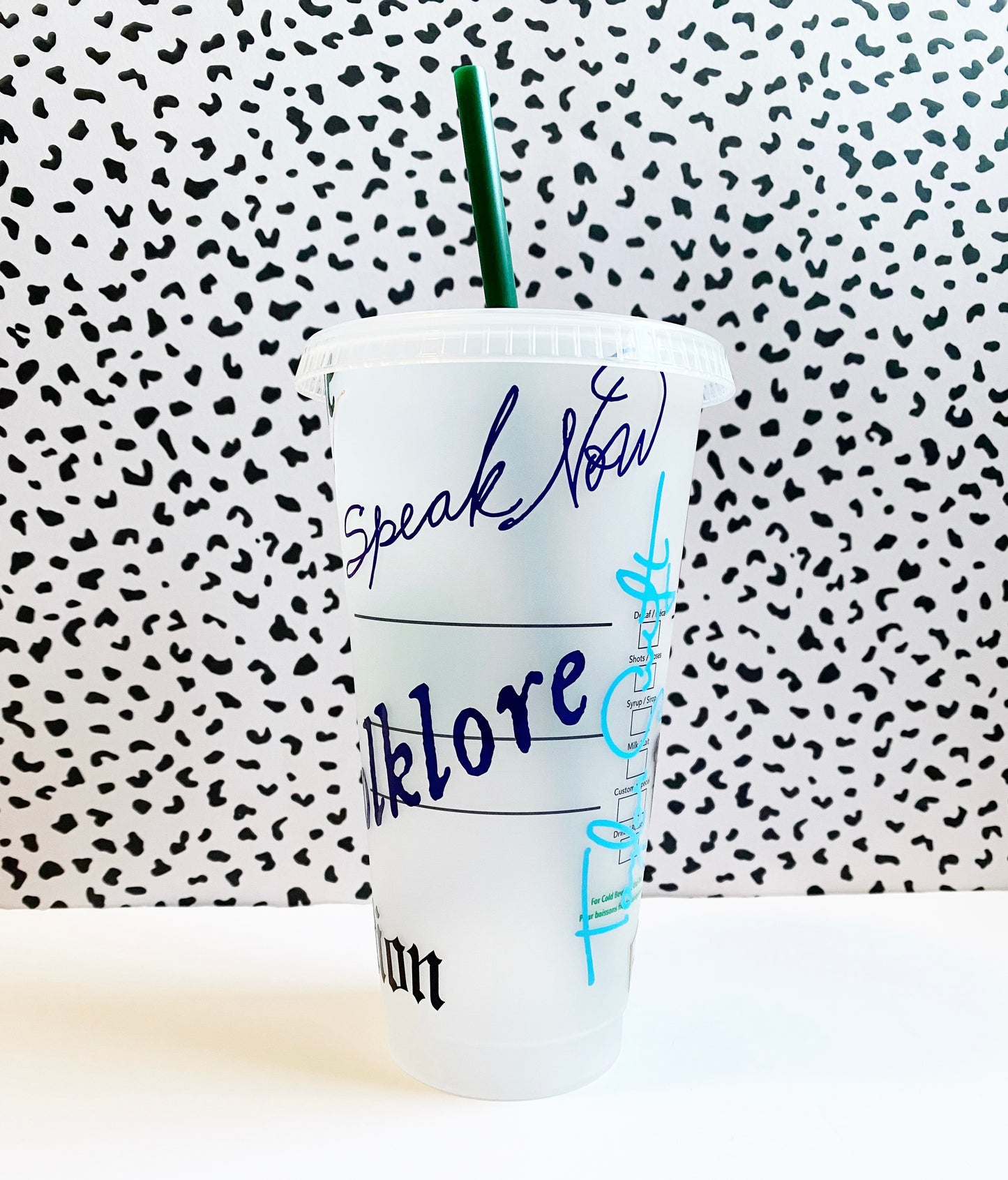 Taylor Eras Starbucks Reusable 24oz Cold Cup