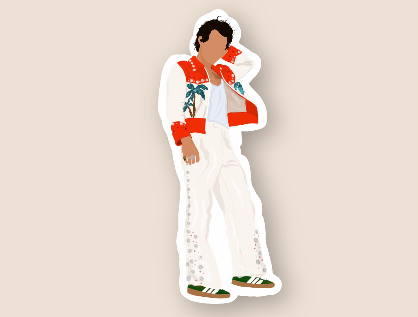 HSLOT22 LOS ANGELES N1 GLOSSY VINYL STICKER