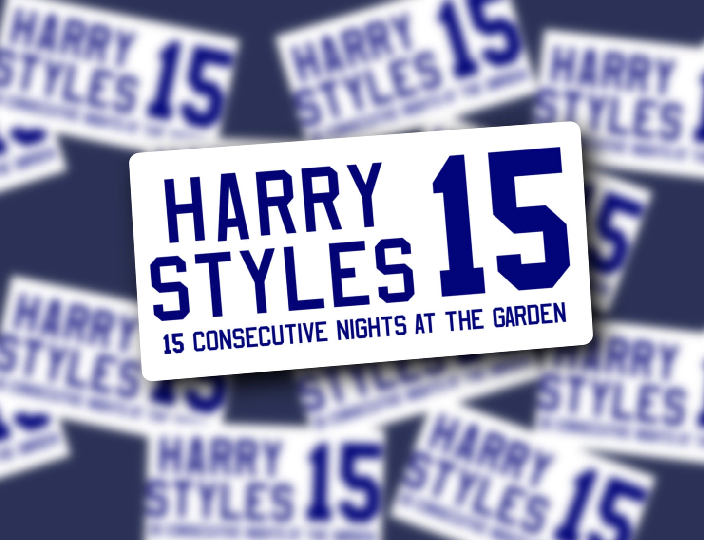 MSG RECORD BANNER GLOSSY VINYL STICKER