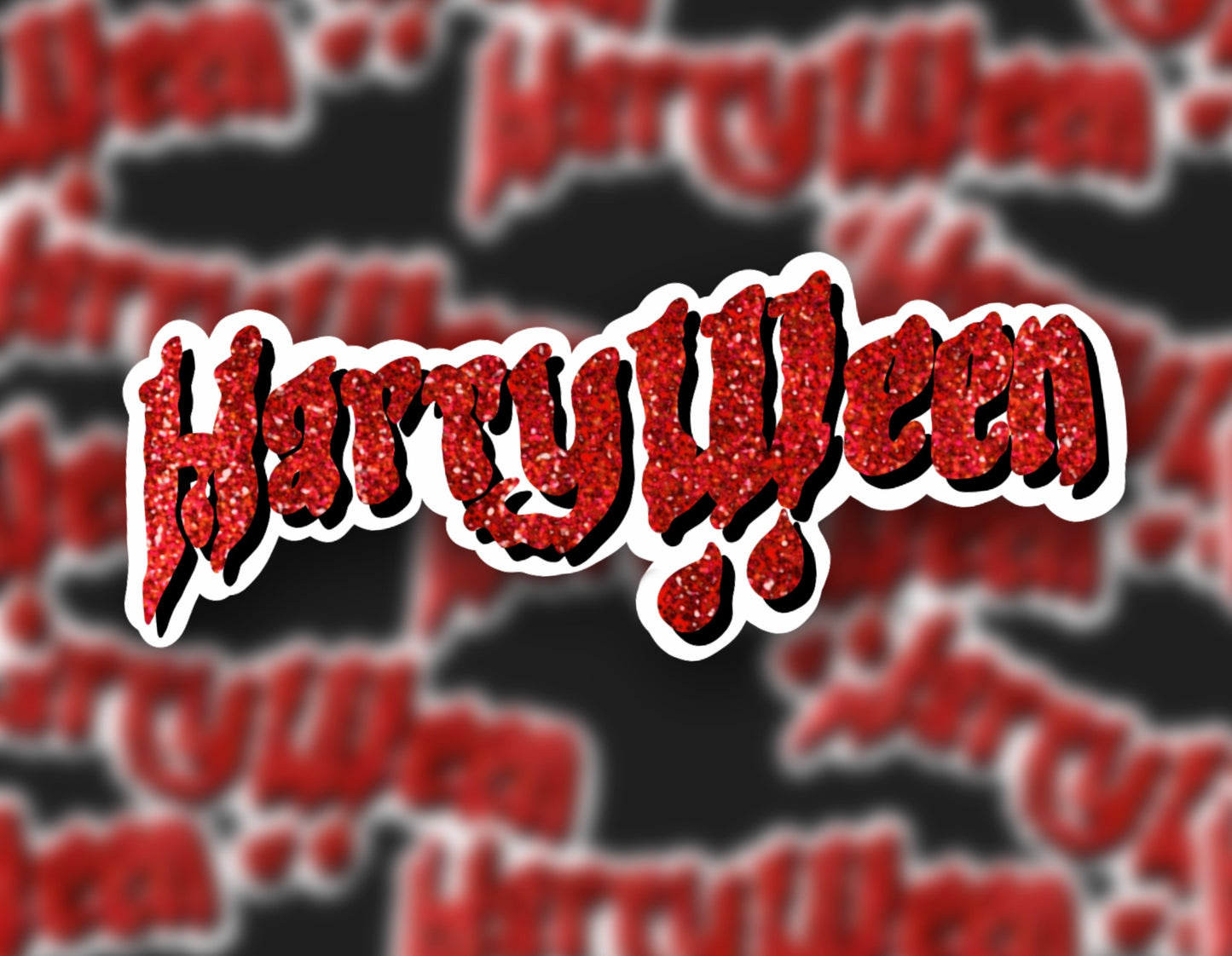 HSLOT22 HARRYWEEN LOGO GLOSSY VINYL STICKER