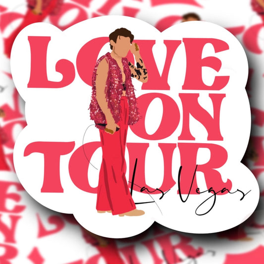 Love on Tour 2021 Outfit Glossy Vinyl Stickers