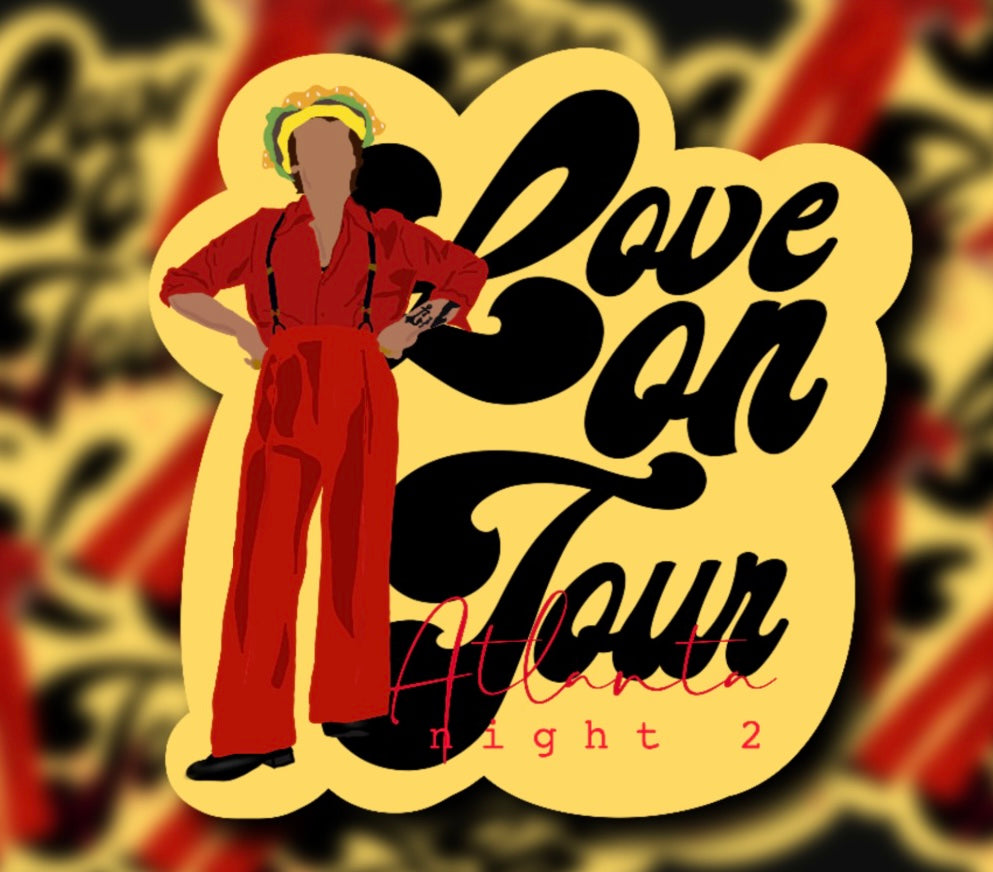 Love on Tour 2021 Outfit Glossy Vinyl Stickers