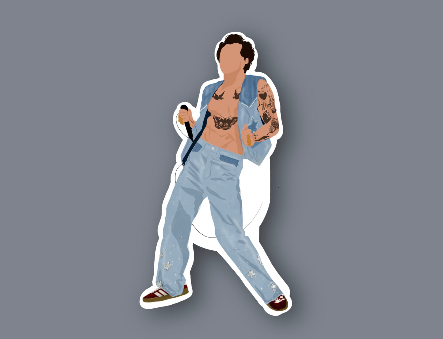 HSLOT22 NEW YORK N6 GLOSSY VINYL STICKER