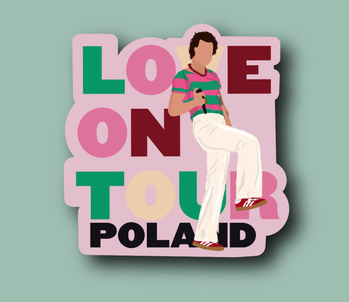 HSLOTT22 POLAND GLOSSY VINYL STICKER