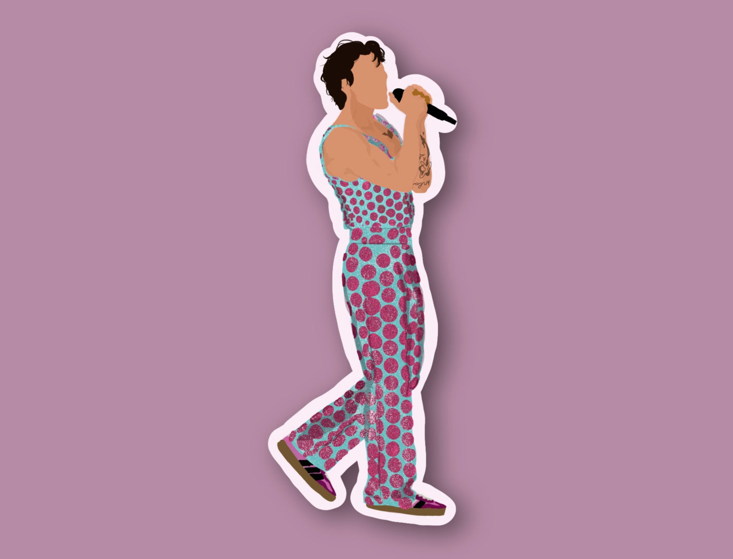 HSLOT22 NEW YORK N5 GLOSSY VINYL STICKER