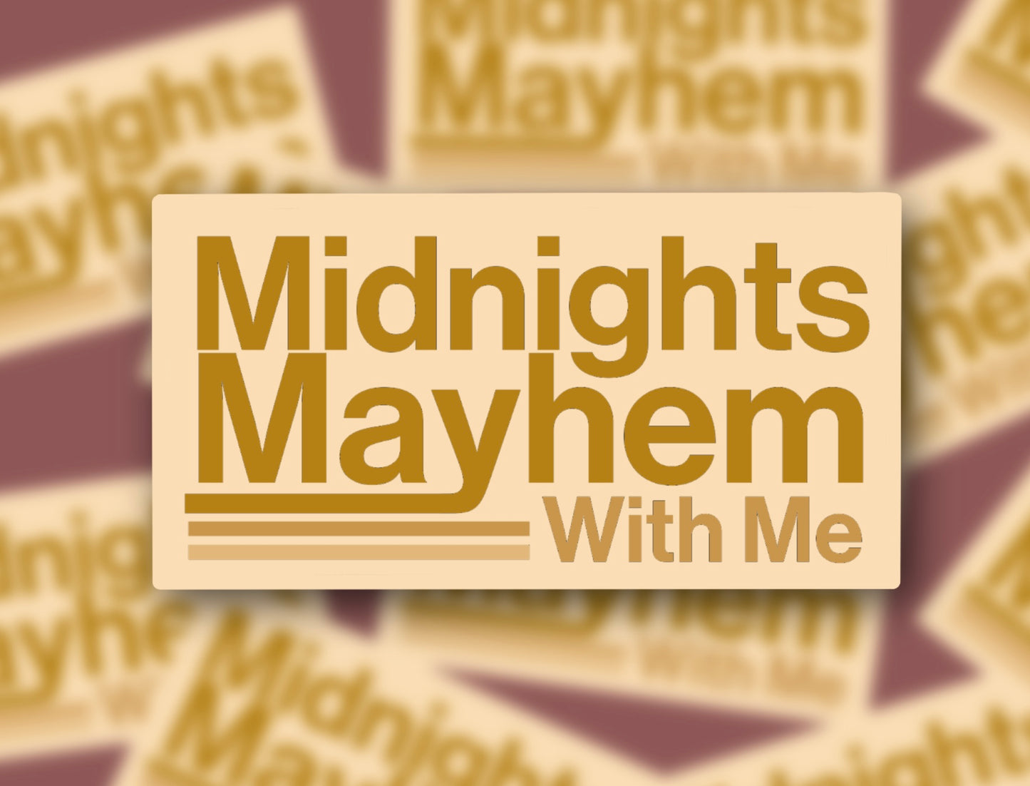 MIDNIGHTS MAYEM GLOSSY VINYL STICKER