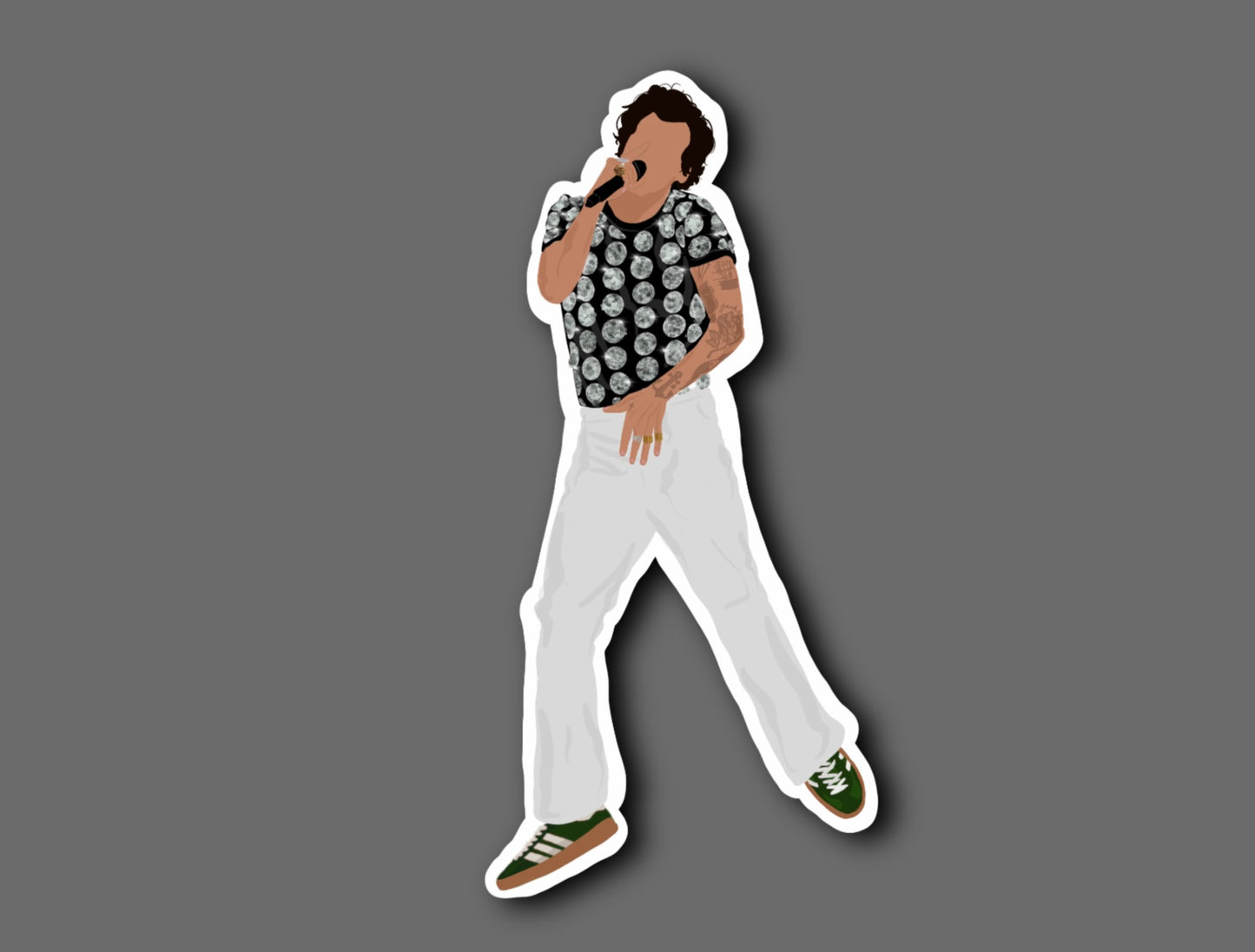 HSLOT22 LOS ANGELES N11 GLOSSY VINYL STICKER