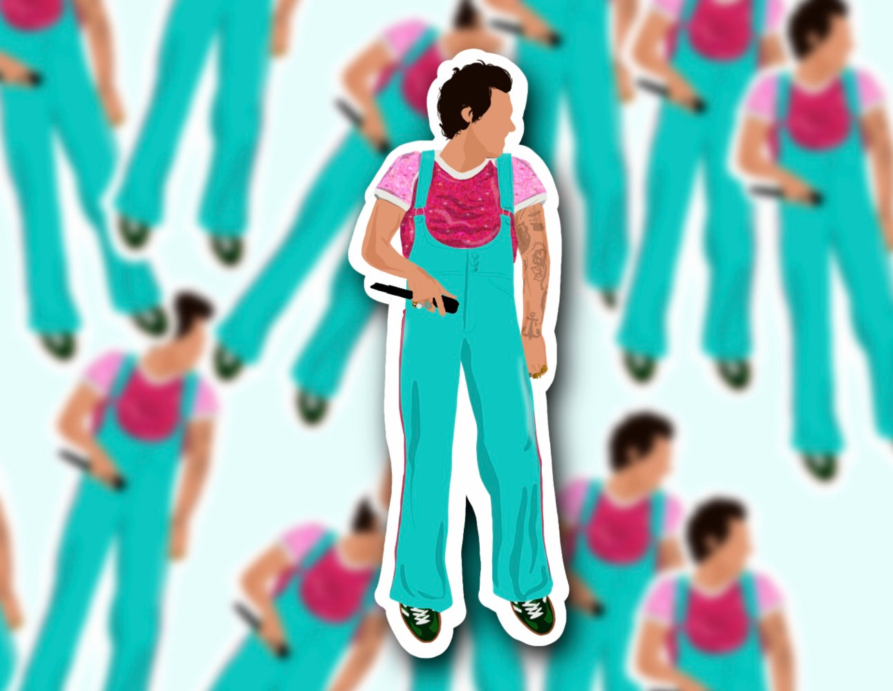 HSLOT22 BOGOTA GLOSSY VINYL STICKER