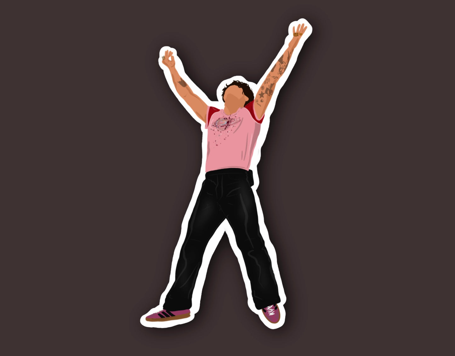 HLSOT23 GOLD COAST GLOSSY VINYL STICKER