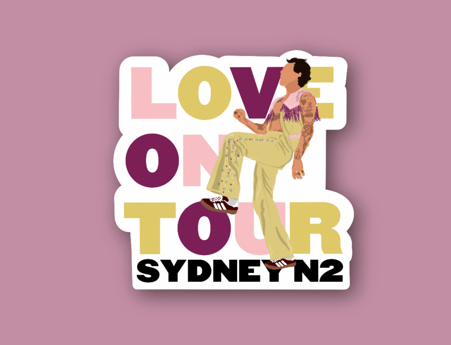 HSLOT23 SYDNEY N2 GLOSSY VINYL STICKER