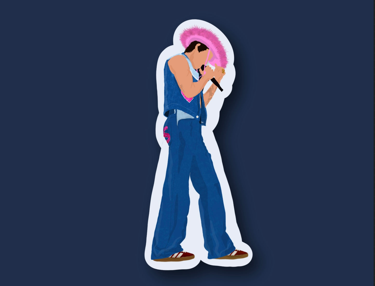 HSLOT22 AUSTIN N6 GLOSSY VINYL STICKER