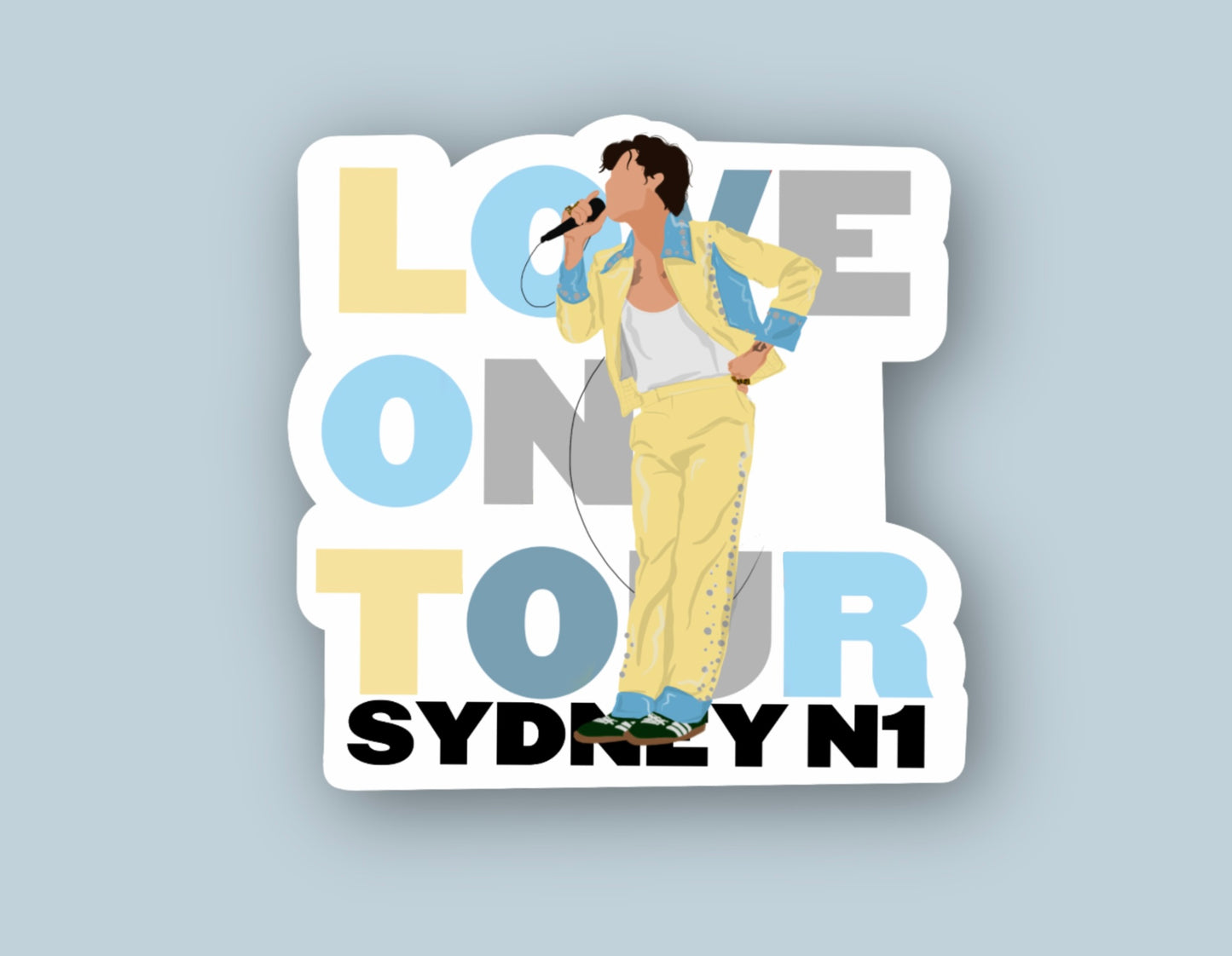 HSLOT23 SYDNEY N1 GLOSSY VINYL STICKER