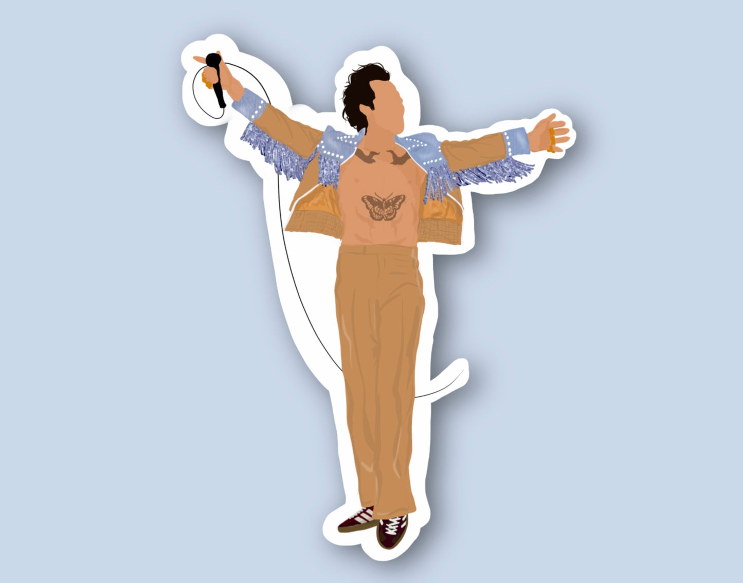 HSLOT22 LOS ANGELES N4 GLOSSY VINYL STICKER