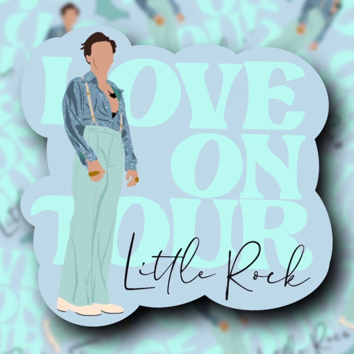 Love on Tour 2021 Outfit Glossy Vinyl Stickers