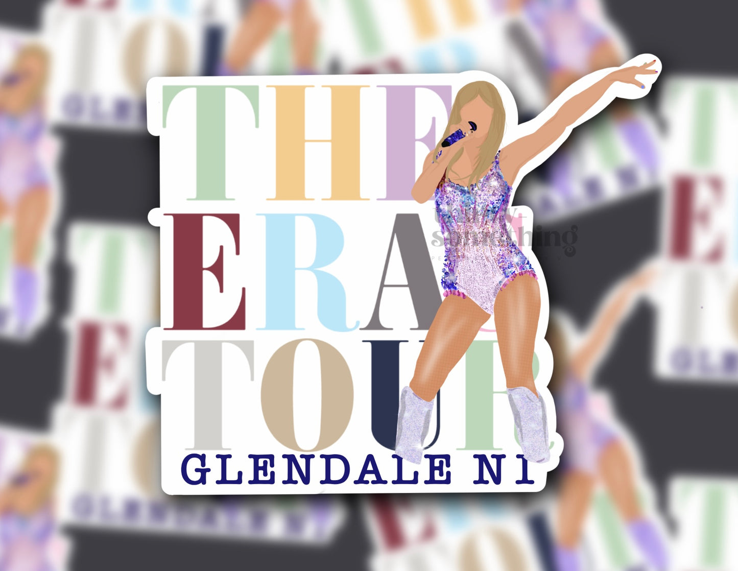 TS ERAS Glendale N1 Glossy Vinyl Sticker
