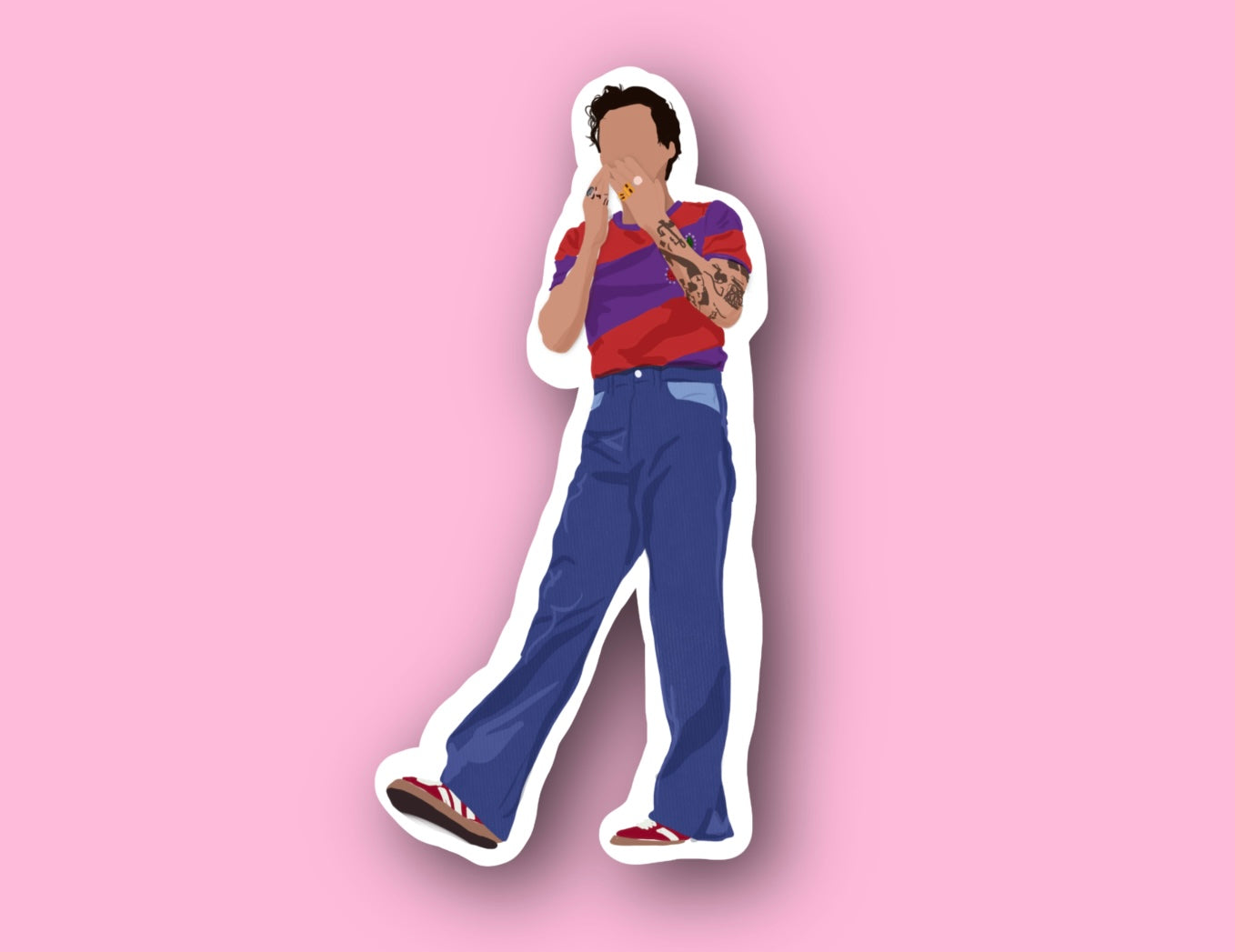 HSLOT22 MANCHESTER N1 Glossy Vinyl Sticker