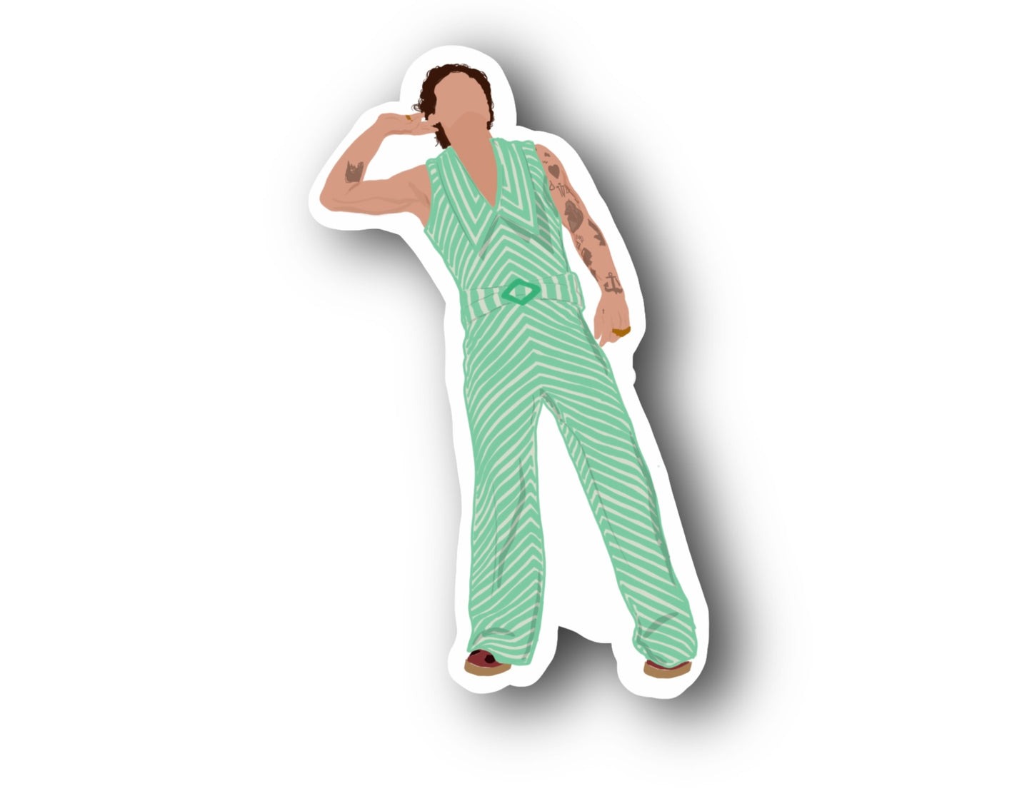 HSLOT22 DUBLIN Glossy Vinyl Sticker