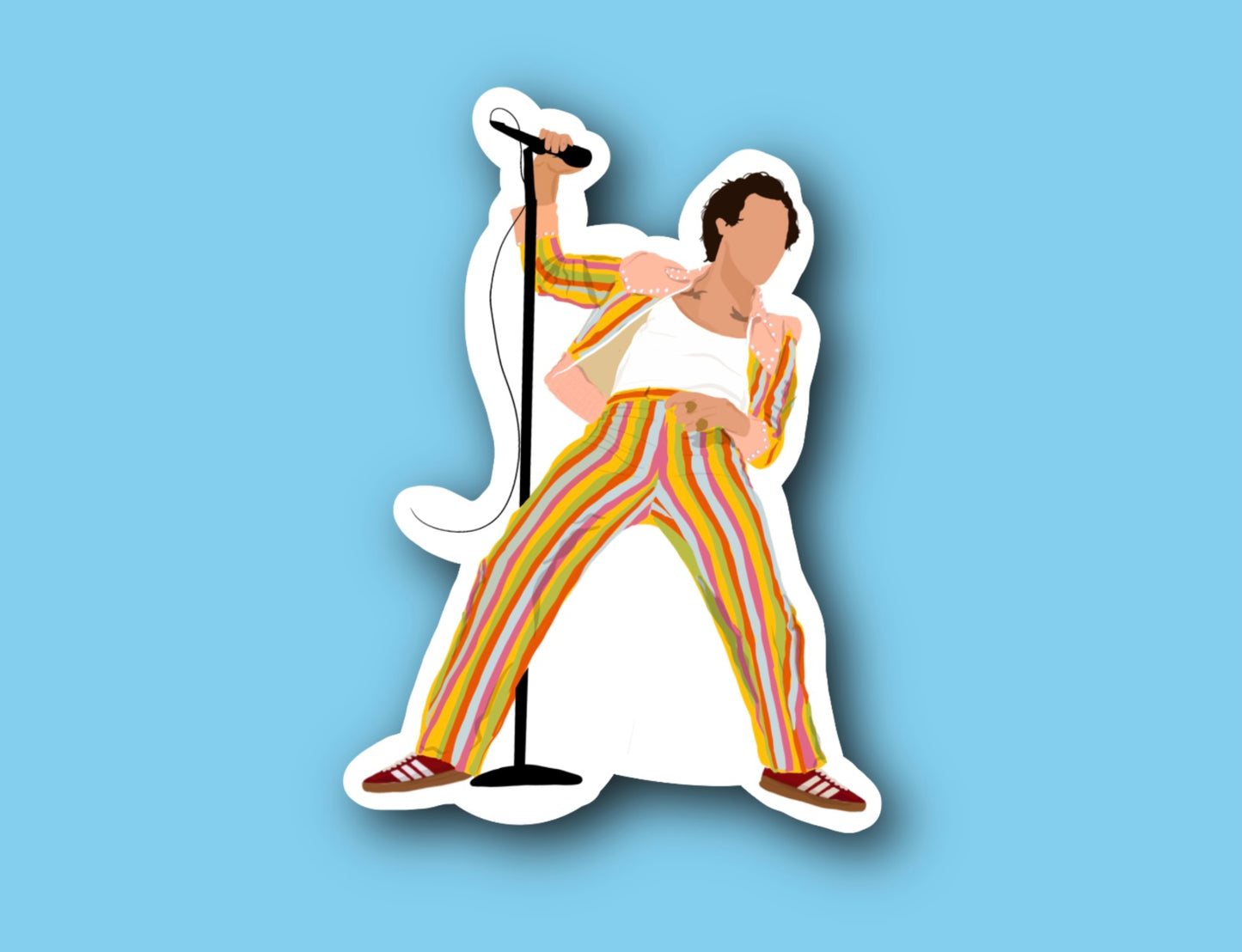 HSLOT22 NEW YORK N4 GLOSSY VINYL STICKER