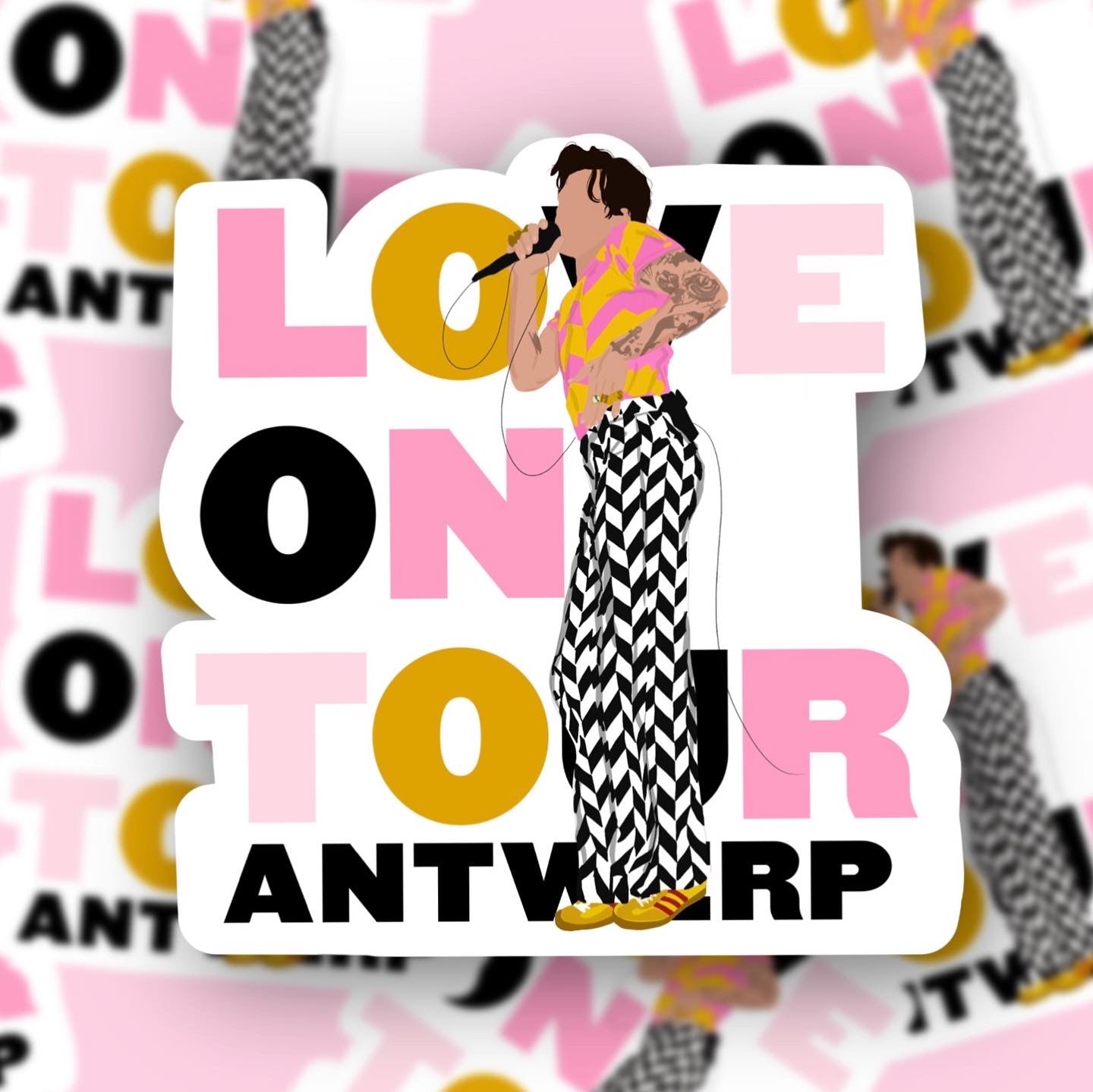 HSLOT22 ANTWERP GLOSSY VINYL STICKER