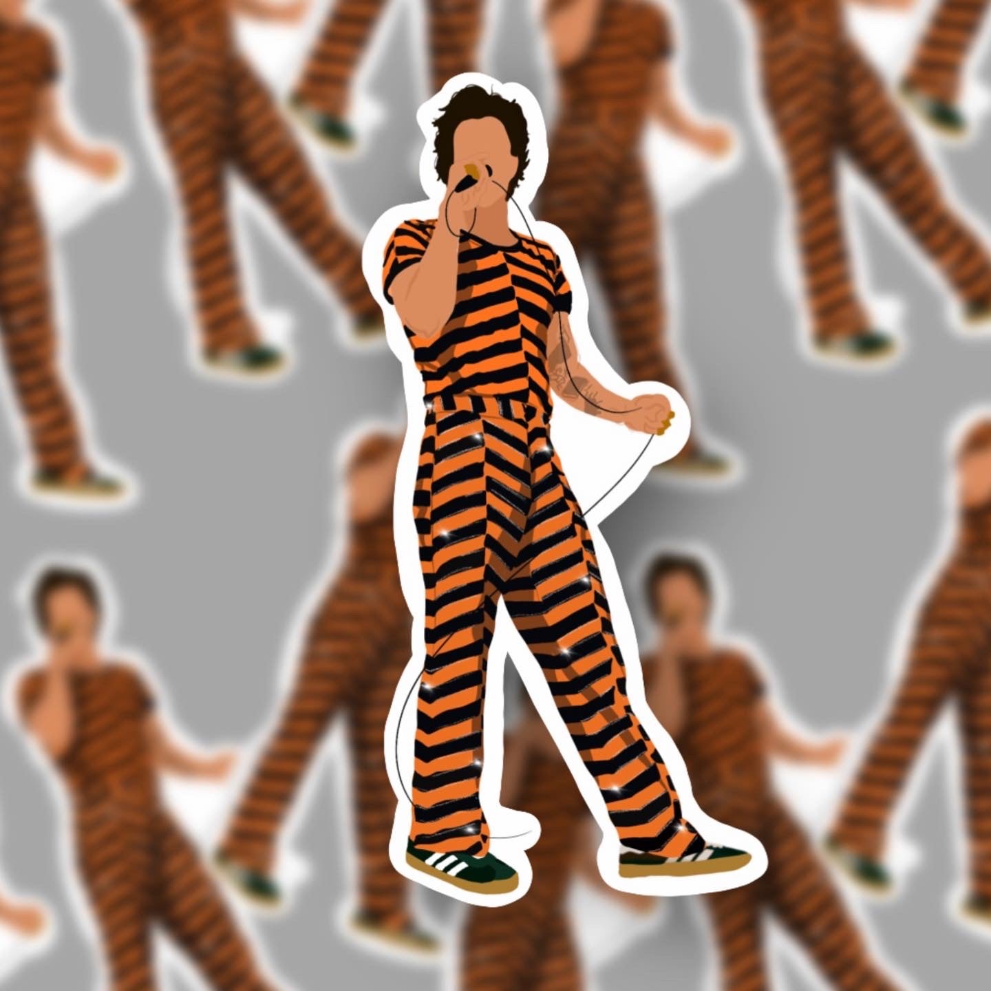 HSLOT22 AUSTIN N3 GLOSSY VINYL STICKER