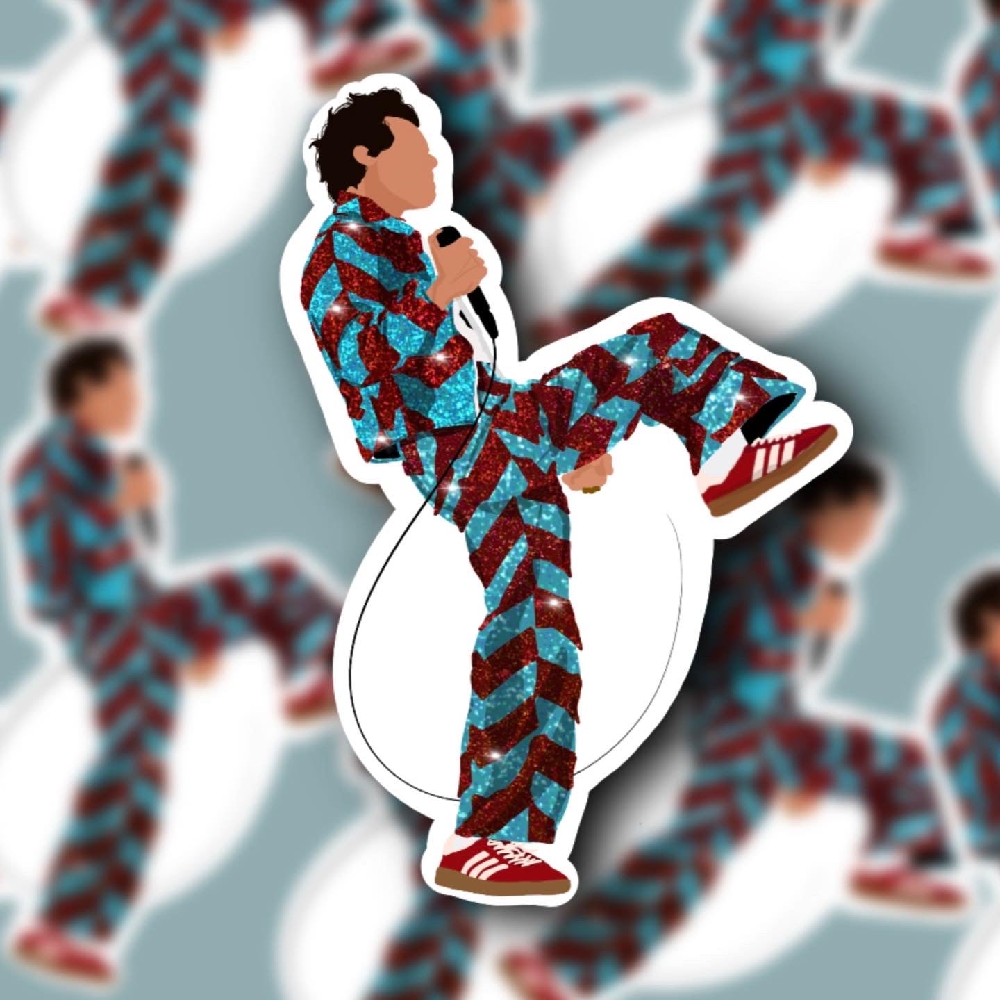 HSLOT22 CHICAGO N1 GLOSSY VINYL STICKER