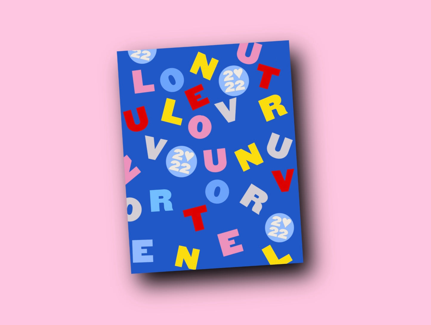 Love On Tour Alphabet Soup Glossy Vinyl Sticker