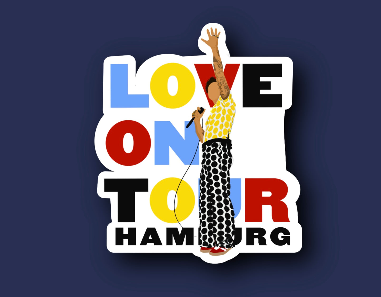 HSLOT22 HAMBURG Glossy Vinyl Sticker