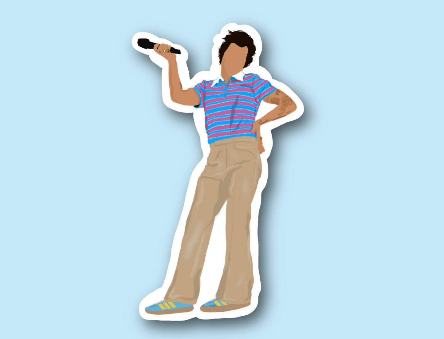 HSLOT22 LOS ANGELES N7 GLOSSY VINYL STICKER