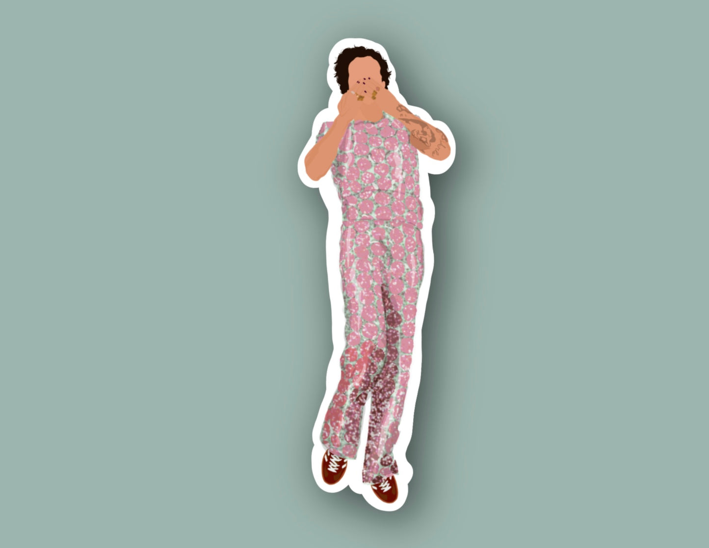 HSLOT22 NEW YORK N13 GLOSSY VINYL STICKER