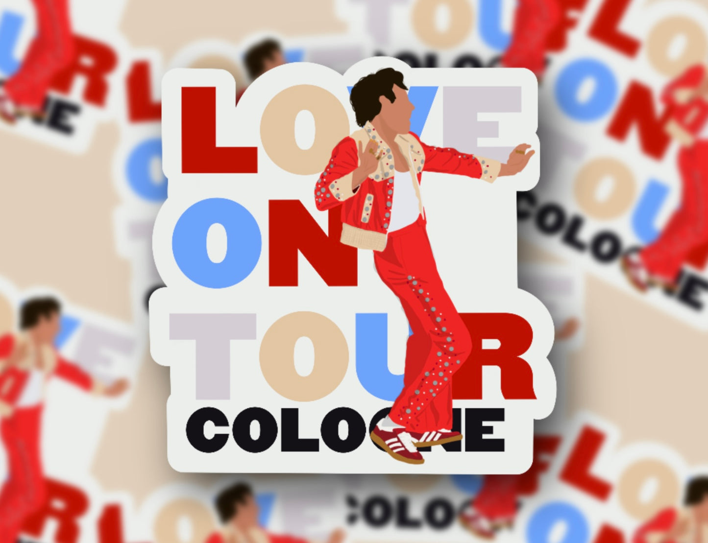 HSLOT22 COLOGNE GLOSSY VINYL STICKER