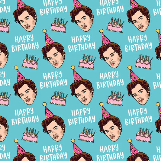 Harry Birthday Wrapping Paper Roll