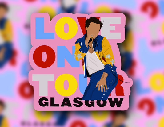 HSLOT22 GLASGOW Glossy Vinyl Sticker